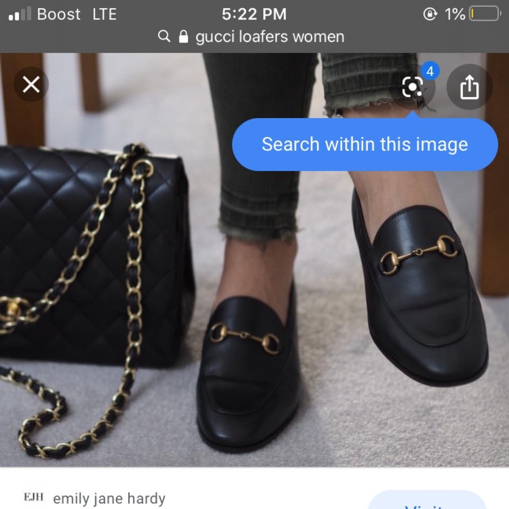 Women gucci loafer size 7. Authentic